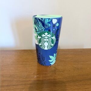 Starbucks Tropical Blue and Green Tumbler
